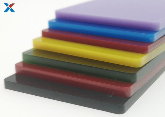 Czarne odlewane 8x4 płytki akrylowe płomienioodporne