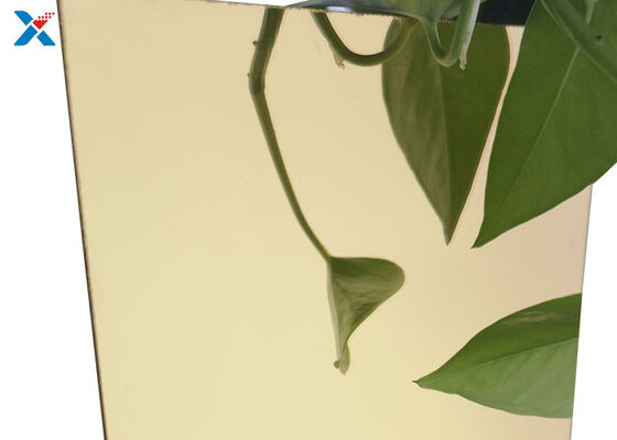 1 mm złoty akrylowy arkusz lustrzany z twardej powlekanej powierzchni z pleksiglasu